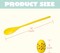 Easter Egg and Spoon Race Game Set 6 Eyeballs and Spoons with Assorted Colors